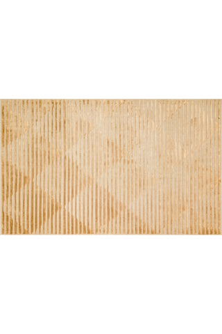 Gold Dyed Yüksek Alçak Dokulu Naturel Yün Ve Vıskon Modern Dokum