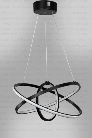 Modern Atom Görünümlü Sarkıt Avize Çok Renkli