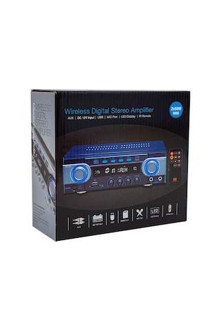 Osawa HD-510 100W USB-SD 2 Mikrofon Giriş St. Mixer Anfi