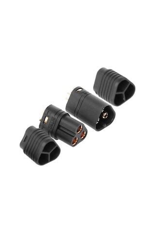 MT60 3 Pin Dişi Erkek Konnektör Soket Çift Amass 3.5mm 12Awg RC Esc Motor