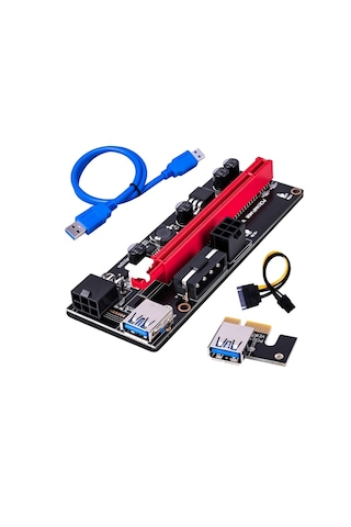 Riser Harici Ekran Kartı Pcie 1x To 16x V.009s 3'lü Set