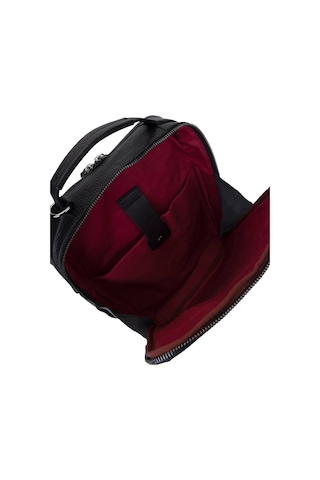 Bruno Shoes Bruno Rossi Bag Erkek Hakiki Deri Siyah Sırt Çantası 1048 331 Erk Canta Sk24-25 Nero Siyah