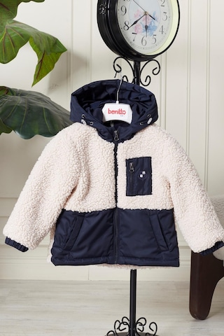 Benitto Kids Peluş Bebek Çocuk Mevsimlik Mont 51309 Lacivert