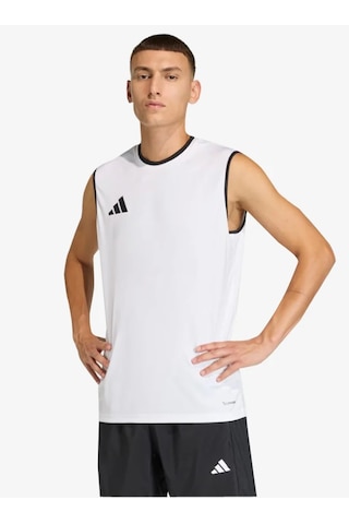 Adidas Kb3928 Entrada26 Sleeveless Jersey Erkek T-shirt Beyaz