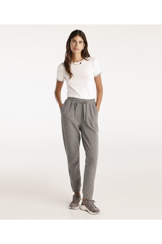 Yargıcı Cep Detaylı Jogger Pantolon Gri