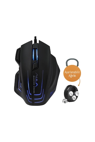 Aula S18 6400 Dpı 1000hz Siyah Kablolu Gaming Mouse Diğer