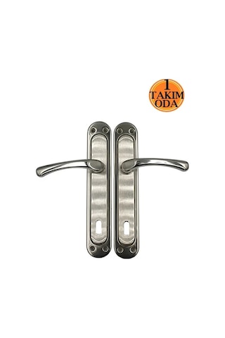 Eriş Erıs Kumru Nikel Saten Oda Kapı Kolu Takım 2 Adet
