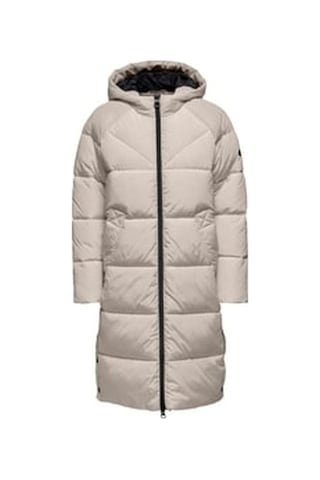Only Onlamanda Long Puffer Coat Cc Otw Kadın Bej Kaban - 15233425