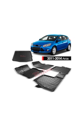 Ford Focus 3 Paspas Bagaj Havuzu 3D Rizline Hb 2011-2014 Arası
