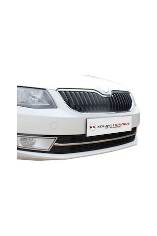 Skoda Octavia A7 Ön Tampon Çıtası Krom Mk.sız Kasa 2013-2017