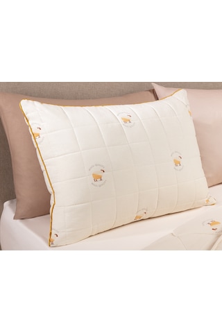 Madame Coco Calme 1KYAST0151 Yün Yastık Bej 50 x 70 CM