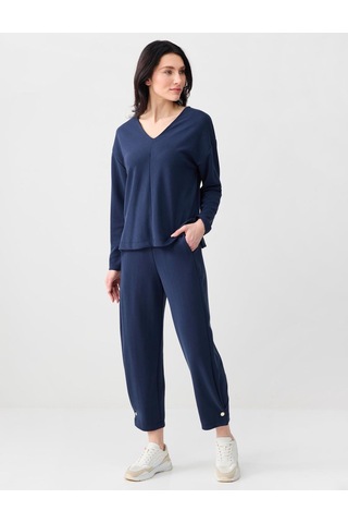 Jimmy Key Jimmy Key Lacivert Dar Paça Normal Bel Modal Jogger Pantolon 6sw115571494