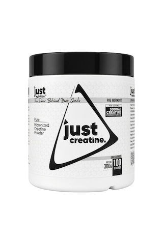 Just Nutrition Creatine Kreatin Monohydrate 300 Gr Aromasız 100 Servis + Shaker + Protein Kahve Hediyeli