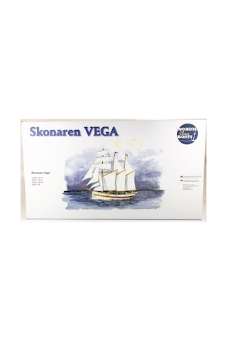 Türk Model 1/35 107 Vega Yelkenli, 87 Cm. Ahşap Model Kiti-55229