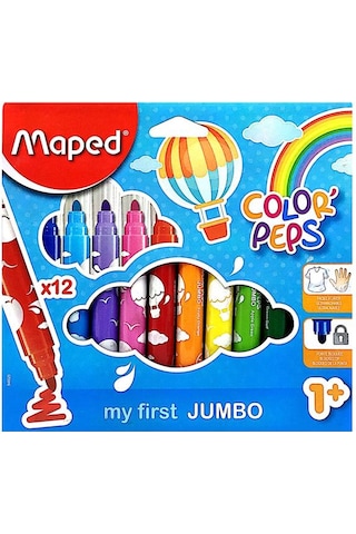 Maped 12 Renk Jumbo Keçeli Kalem