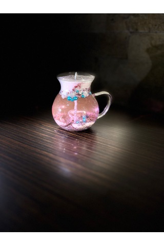 Pembe Simli Kokulu Mum Pembe