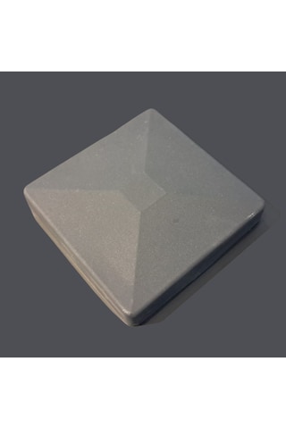 10 Adet 9x9 Cm Antrasit Gri Plastik Direk Üst Kapağı Dayanıklı Ve Şık Çözüm