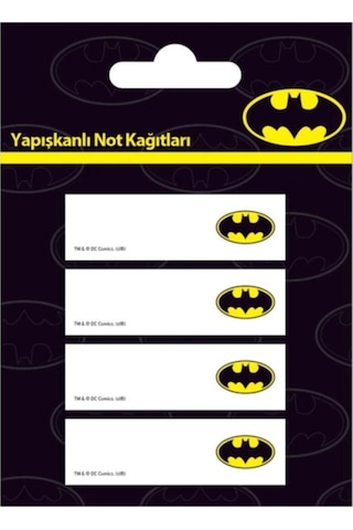 Yapışkanlı Not Kağıdı --batman Ayraç Ve Not Kağıdı 2 Farklı Model