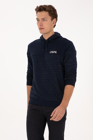 U.S. Polo Assn. Erkek Regular Fit Kapüşonlu Lacivert Sweatshirt 50316349-VR033