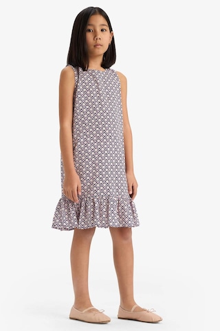 DeFacto Kız Çocuk Desenli Viskon Kolsuz Yazlık Elbise E7498A825SMPN452