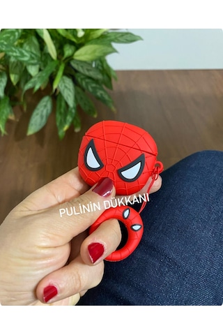 Apple Uyumlu iPhone Pro/pro2 Nesil Koruyucu Bluetooth Kulaklık Kılıfı Spiderman Figürlü Spiderman Airpods Pro/pro2 Nesil
