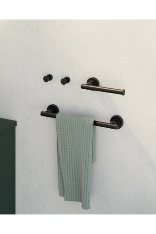 Tecno Black Havluluk, Uzun, 33 Cm - Mat Siyah Mat Siyah