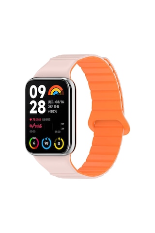 Mobaxaksesuar Xiaomi Mi Band 8 Pro / 9 Pro Kordon Double Color Magnetic Strap 105-bh52