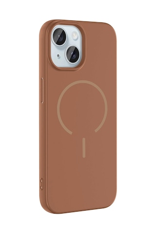 Apple Uyumlu iPhone 15 Kılıf M-safe Şarj Özellikli Zore Meta Kapak