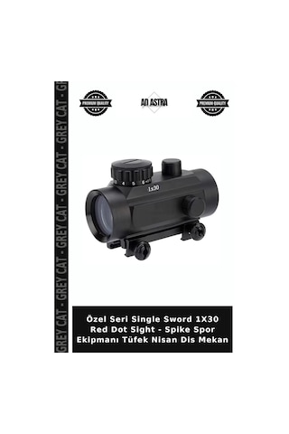 Özel Seri Single Sword 1x30 Red Dot Sight - Spike Spor Ekipmanı Nisan Dis Mekan