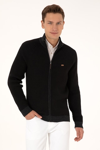 U.s. Polo Assn. Erkek Siyah Hırka Triko 50315873-vr046 Siyah