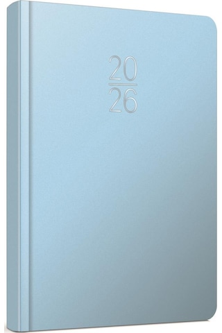 Gıpta 2026 Günlük Çizgili Ajanda 14x20 Cm 100-eck Pastel Mavi Pastel Mavi