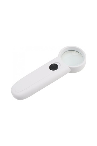 15x Çok Fonksiyonlu 2 Led Işıklı Taşınabilir El Büyüteç Altın