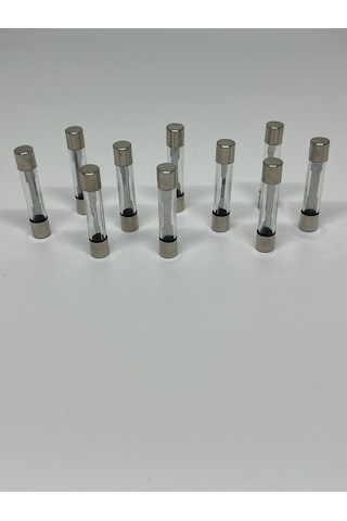 10 Adet 20 Amper 30mm Büyük Boy Cam Sigorta 20a