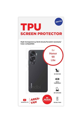 Honor 90 Lite Mat Arka Ve Yan Kaplama Leke Bırakmayan Hd Film
