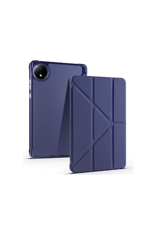 Xiaomi Redmi Pad Se 8.7 Kılıf Zore Tri Folding Kalem Bölmeli Standlı Kılıf Kapaklı Kılıf