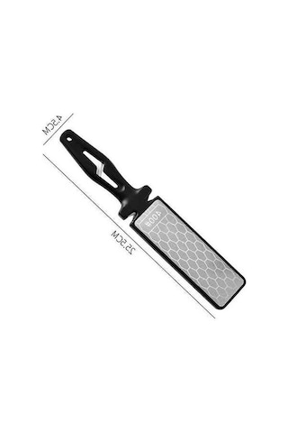 Createtech Yüzlü Tutamaçlı Tahtası Kesme Kaymaz İki Grit Elmas Bıçak Ansızın 400 - Df