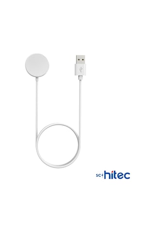 Schitec Hw22 Pro Akıllı Saat Kablosuz Şarj Aleti H11-hw-hk-dtno1-s8 Ultra-hello Modeller İle Uyumlu Beyaz