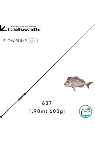 Tailwalk Slow Bump Ssd 637 190cm 600gr 1p Tetikli Slow Jigging Kamış Standart