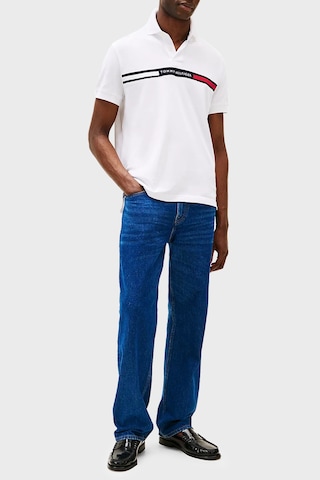 Tommy Hilfiger Erkek Polo Yaka T Shirt Mw0mw38130 Ybr Beyaz Beyaz