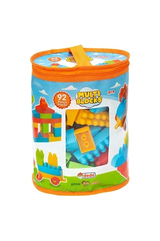 Dede - Multi Blocks 92 Parça Yapı Blokları Seti Eğitici Öğretici Oyuncak