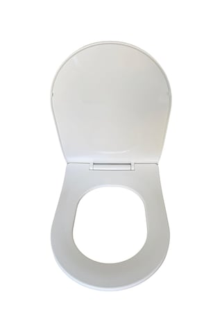 Sedef Model Klozet Kapağı, Duroplast, Beyaz, Yavaş Kapanır, Tak Çıkar Menteşe Diğer