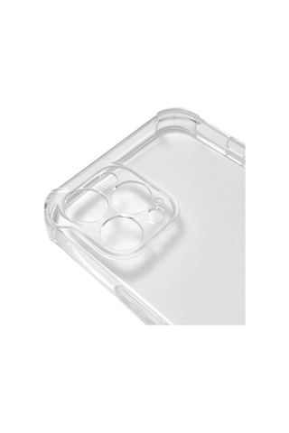 Apple Uyumlu iPhone 12 Pro Max Uyumlu Zore Kamera Korumalı Nitro Anti Shock Silikon-renksiz Renksiz -