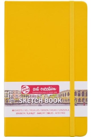 Art Creation Sketch Book Eskiz Bloğu 13x21 140gr 80 Yaprak Sarı