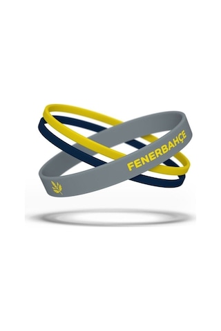 Fenerbahçe Silikon Bileklik Sarı - Lacivert