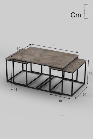 Tv Sehpası Tv Ünitesi Atlantik Çam Antrasit Gold 160 Cm Linya 5040 Çok Renkli