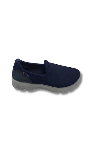 Tarzbu Kadın Esnek Örme Triko Slip-on Spor Ayakkabı - Hafif Ve Rahat Günlük Yürüyüş Ayakkabısı Tarzdı18 Mavi