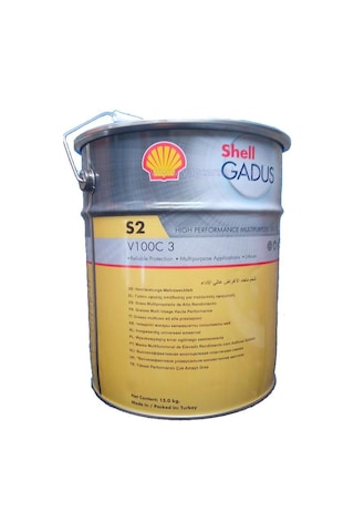 Shell Gadus S2 V100C 3 Kova Kauçuklu Gres 15 KG Shell Gadus S2 V100C 3 Kova Kauçuklu Gres 15 KG
