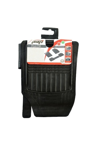 Pufi Kauçuk Paspas Universal Racing Havuzlu Siyah / Tepay510-S (541338667)