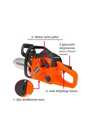 Işıklı Ve Gerçekci Motor Ses Efektli Dönen Zincirli İnteraktif Marşlı Oyuncak Elektrikli Testere