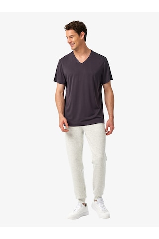Blackspade Erkek V Yaka T-shirt 41014 - Antrasit
